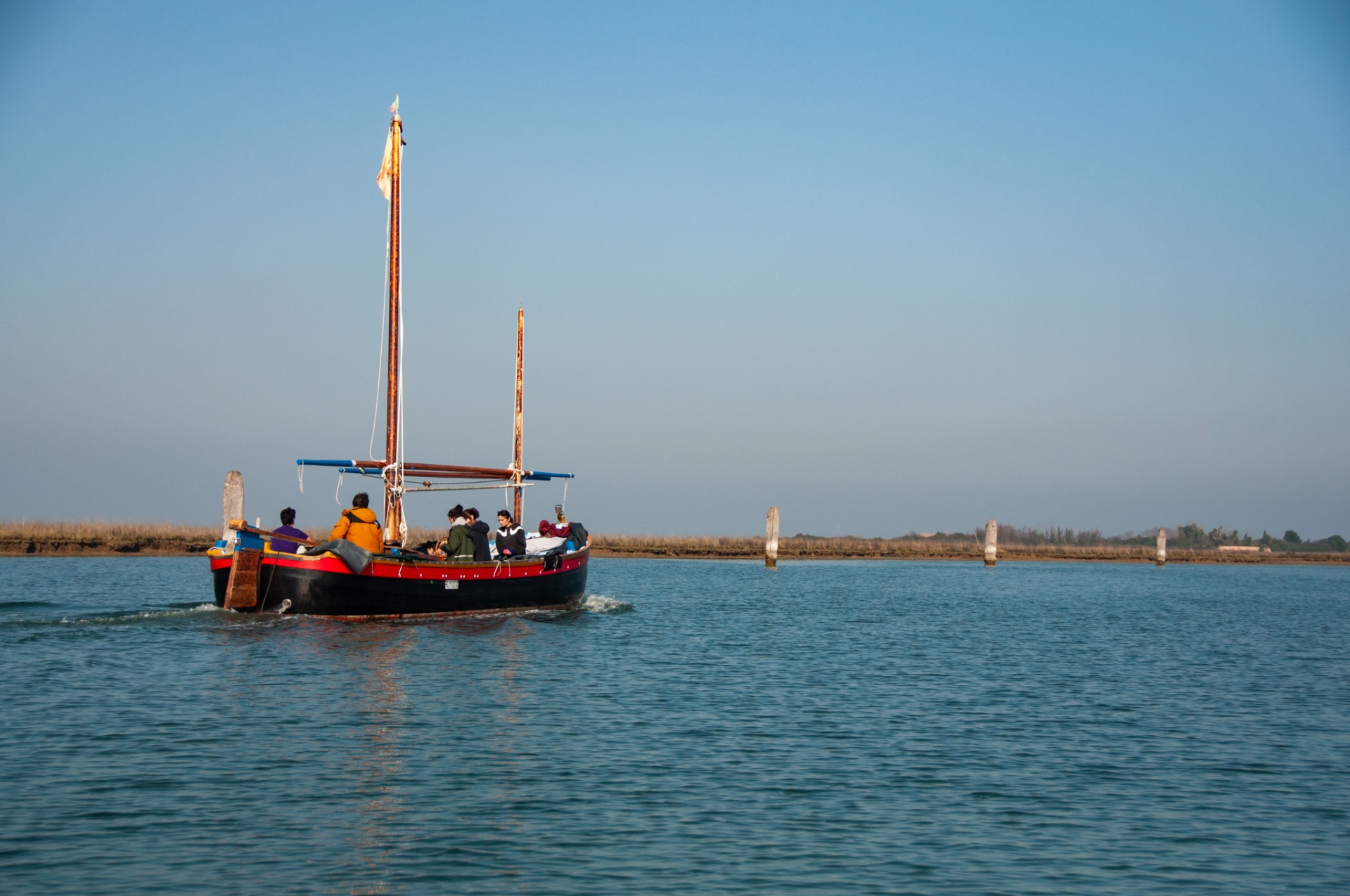 The Bragosso on the Venice lagoon